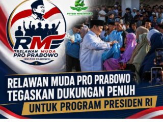 Relawan Muda Pro Prabowo Tegaskan Dukungan Penuh untuk Program Presiden RI