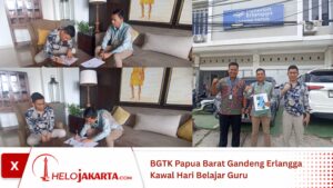 BGTK Papua Barat Gandeng Erlangga Kawal Hari Belajar Guru