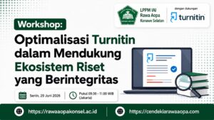 Cegah Plagiarisme, IAI Rawa Aopa Gelar Workshop Optimalisasi Turnitin Bersama Perguruan Tinggi Mitra